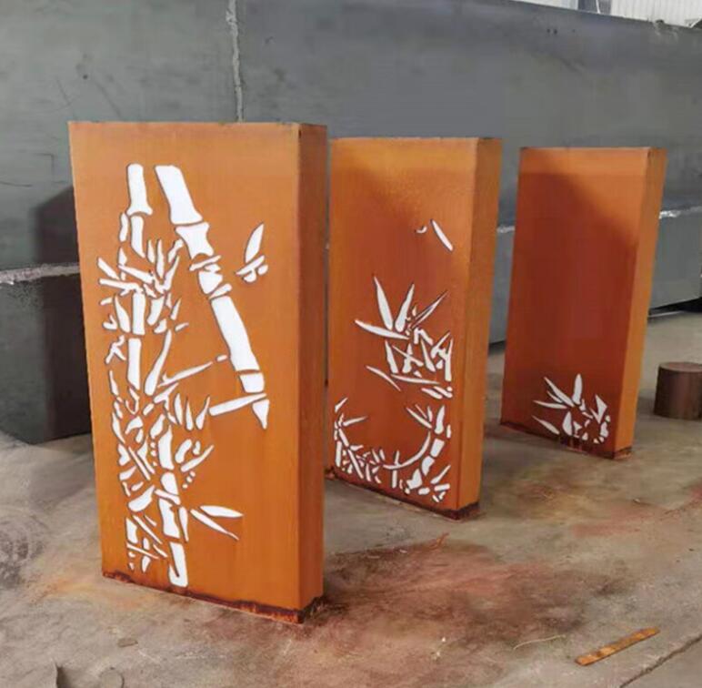 神农架锈钢板灯箱